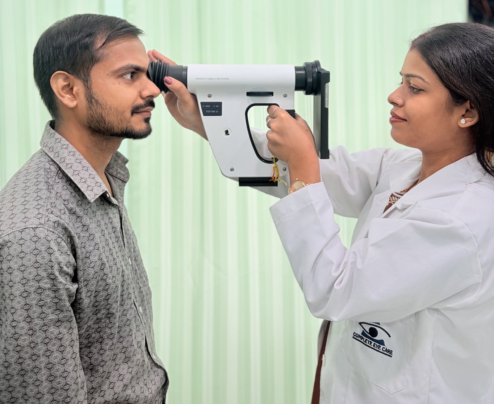 Digital fundus retinal imaging scan